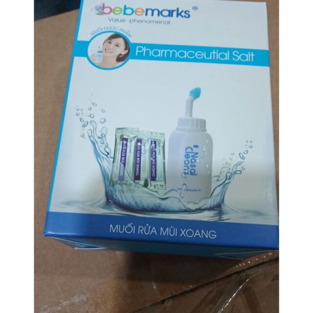 Muối rửa mũi bebemarks hộp 50 gói