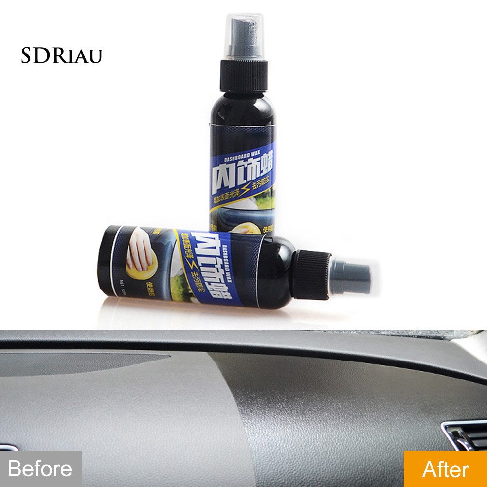 【Ready Stock】50ML Car Vehicle Wax Interior Restorer Dashboard Seat Glossing Maintenance Tool