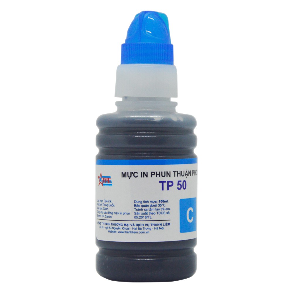 Mực in phun Thuận Phong TP50 (100ml) dùng cho máy in phun Epson, HP, Canon