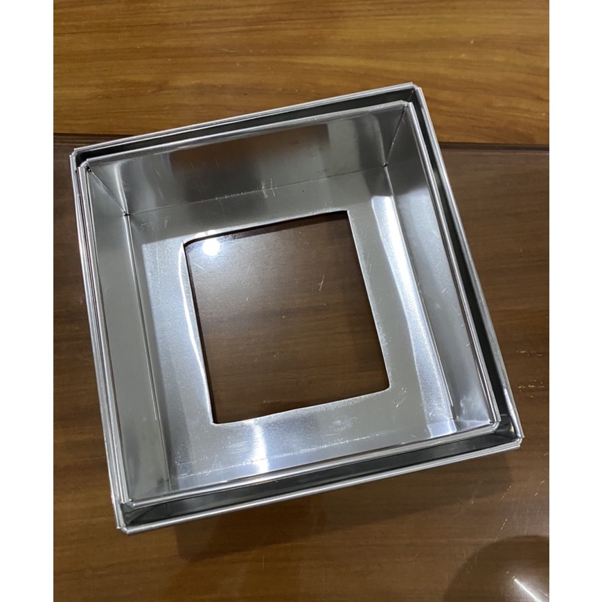 Khuôn Nhôm Vuông Đế liền, Đế Rời cao, 8cm