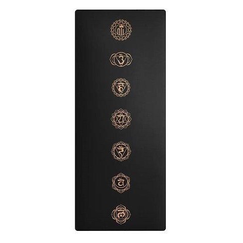 Thảm yoga Nicegood cao su họa tiết mạ vàng Tặng túi đựng chính hãng