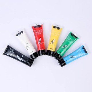 Bộ 6 màu acrylic dạng tuýp 30ml