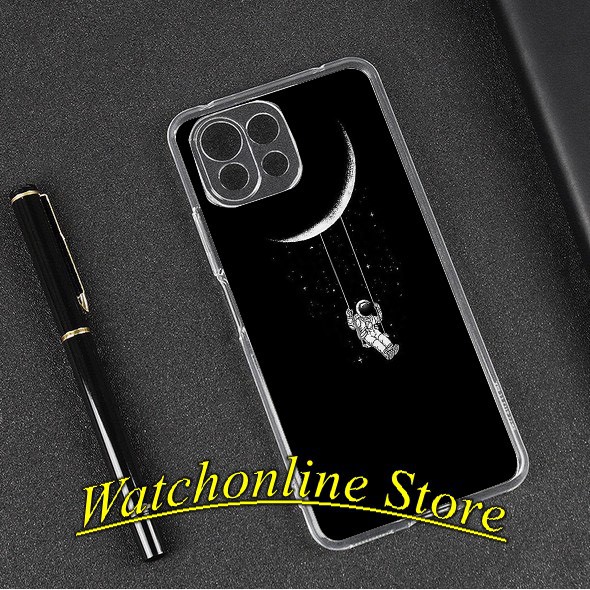 Ốp lưng silicon Xiaomi Mi 11 lite / Redmi Note 10 / Redmi Note 10 pro / K40 k40 pro Poco F3 in hình vũ trụ