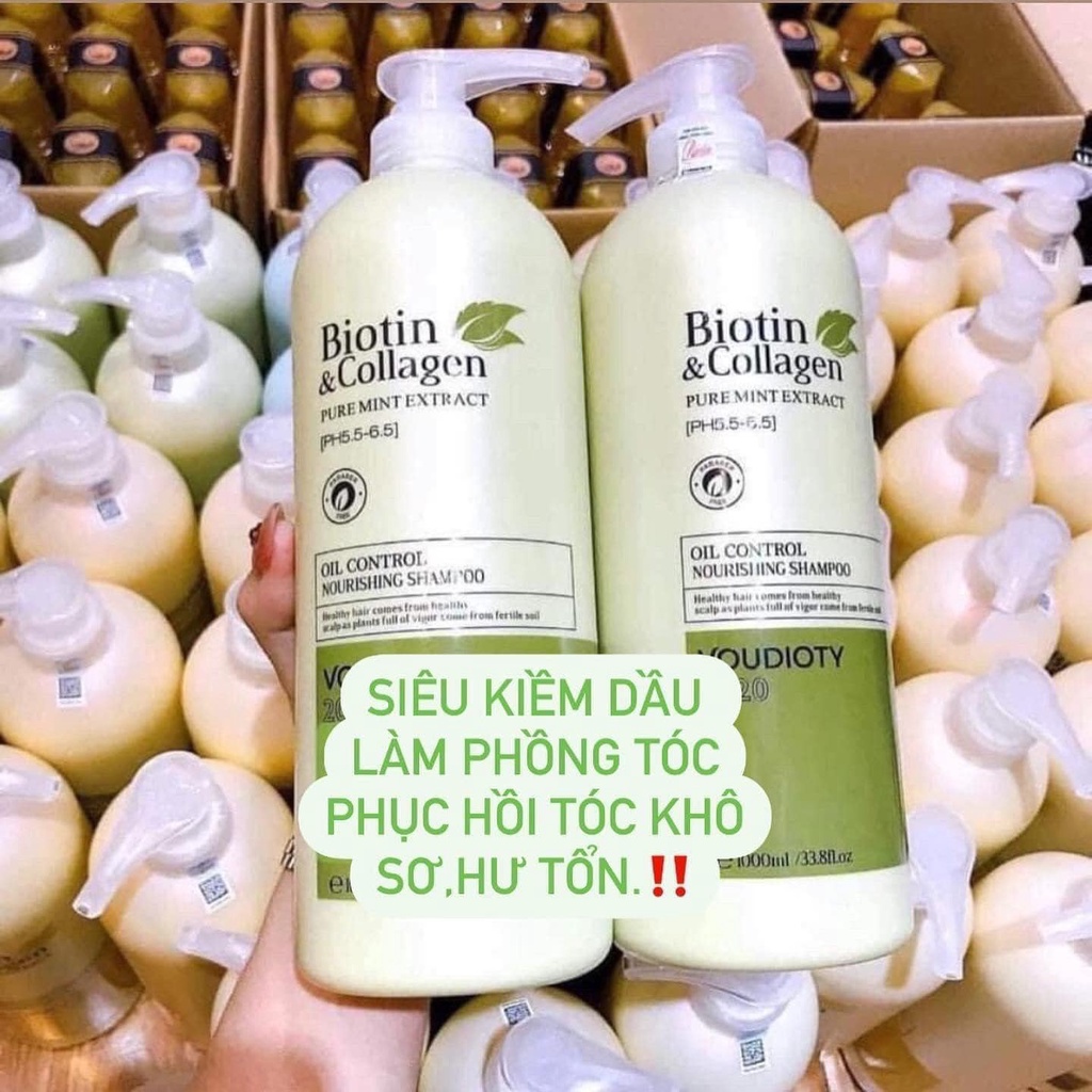 DẦU GỘI XẢ BIOTIN &amp; COLLAGEN