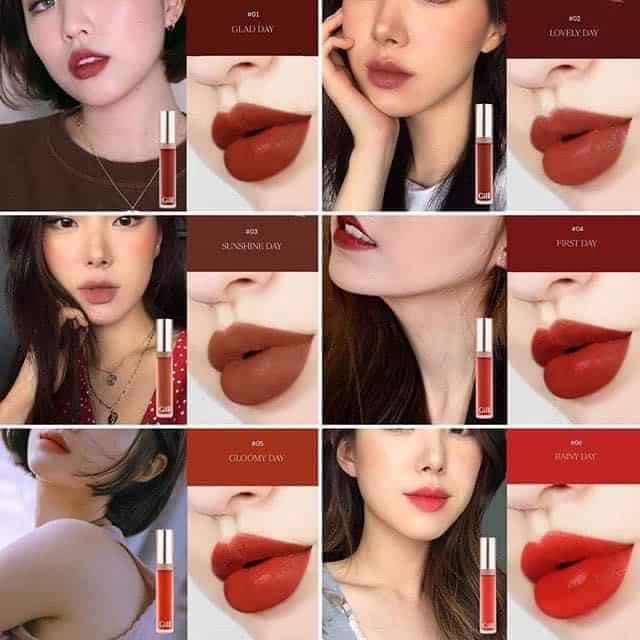 Son Kem Lì Nhiều Dưỡng Gilaa Long Wear Lip Cream 5g