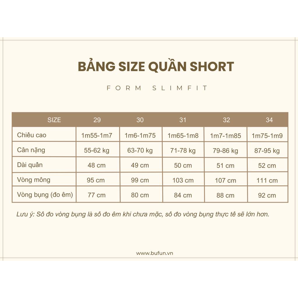 Quần short nam màu hồng CEOS BUFUN vải kaki co giãn không phai màu