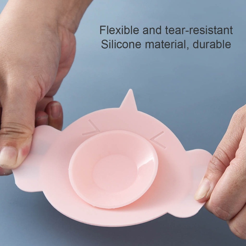 Đế Lót Ly Hai Mặt Bằng Silicone Chống Trượt Tiện Dụng Cho Bé