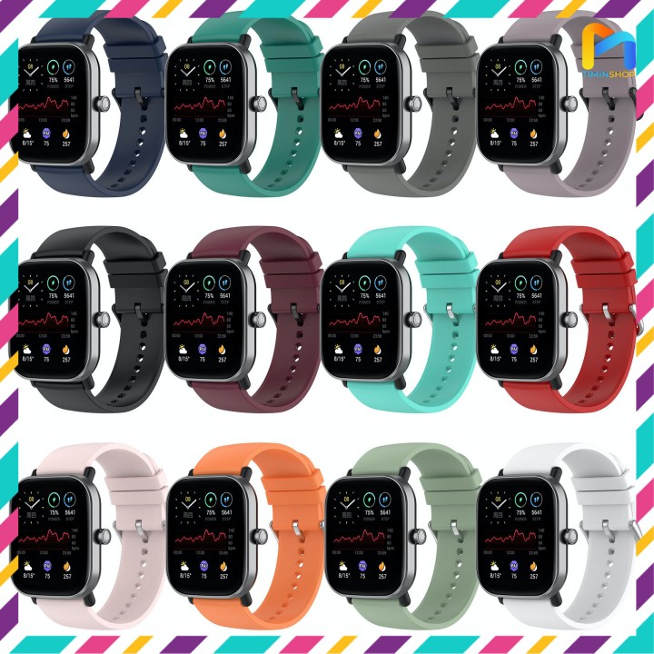 Dây đeo Amazfit GTS/ GTS 2/ 3/ BIP - Chất silicone