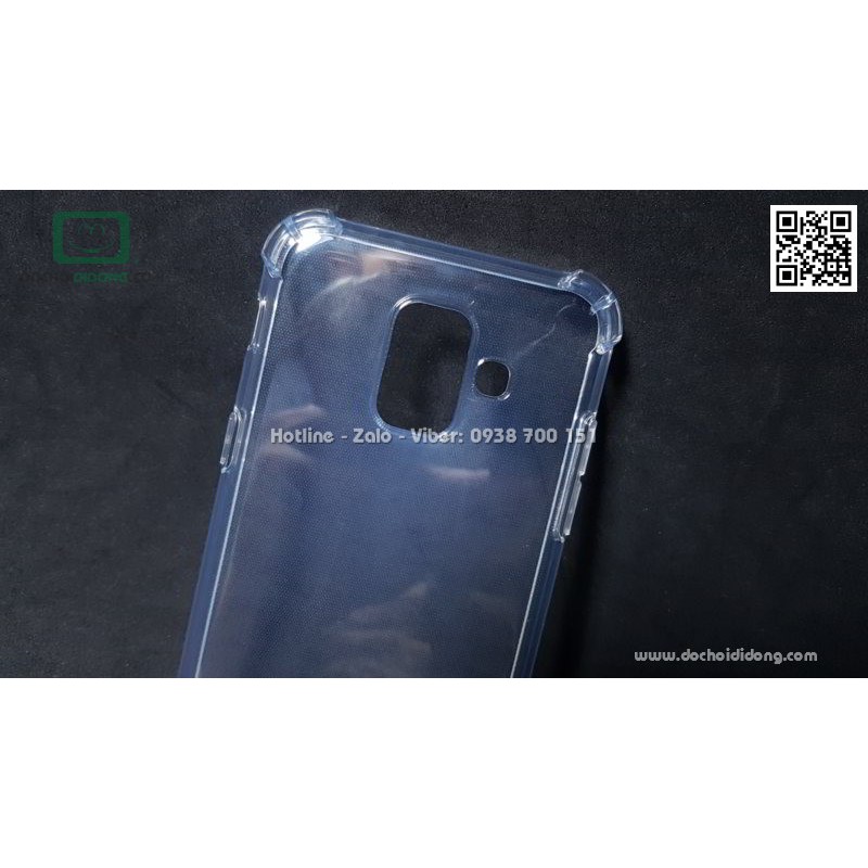 Ốp Lưng Samsung A6 2018 Zacase Dẻo Trong Chống Sốc