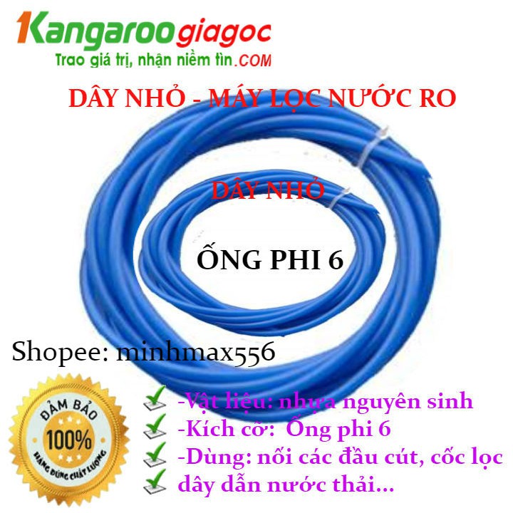 4M - Dây máy lọc nước phi 6 | Ống phi 6 máy lọc nước | Linh kiện máy lọc nước