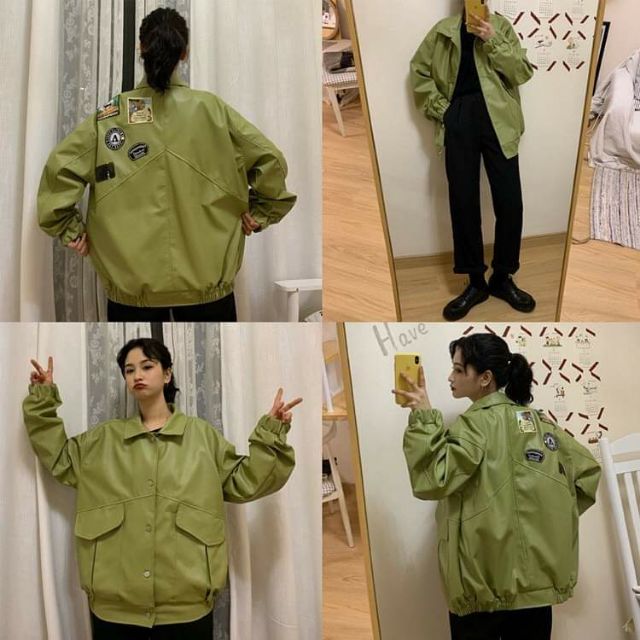 Order áo khoác da ulzzang 3969