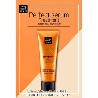 KEM Ủ LẠNH TÓC PHỤC HỒI TÓC HƯ TỔN MISE EN SCENE SERUM TREATMENT 180ml