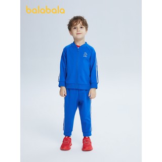 (3-7 tuổi) Set bộ quần áo nỉ thu đông Balabala 210432021018 dành cho bé trai và bé gái (VIDEO VÀ ẢNH THẬT)