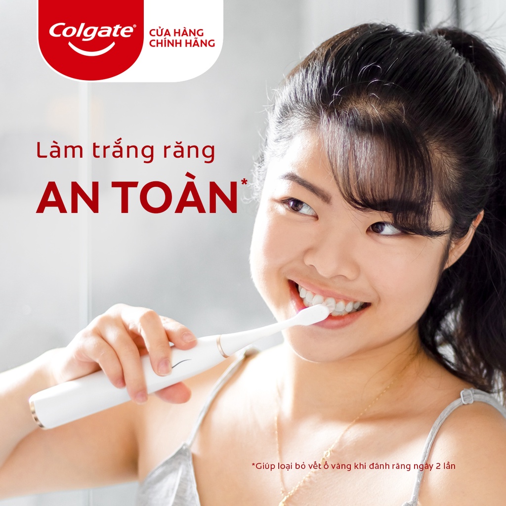 [HB Gift] Kem Đánh Răng Colgate Enzyme Plus Mineral từ enzyme làm trắng răng an toàn 80g