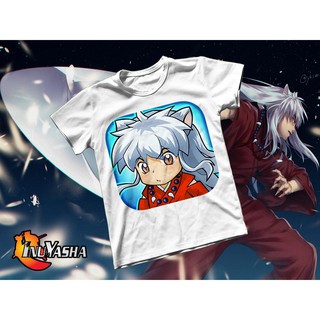 Áo thun Cotton Unisex - Anime - InuYasha - Icon Khuyển dạ xoa