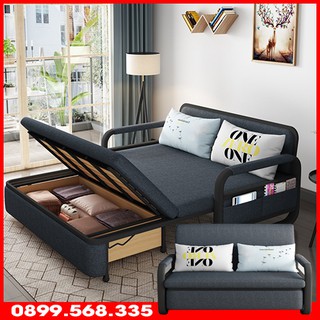 [Có Video] Ghế Sofa giường thông minh kích thước 1m6x1m9 - Giường ngủ thông minh