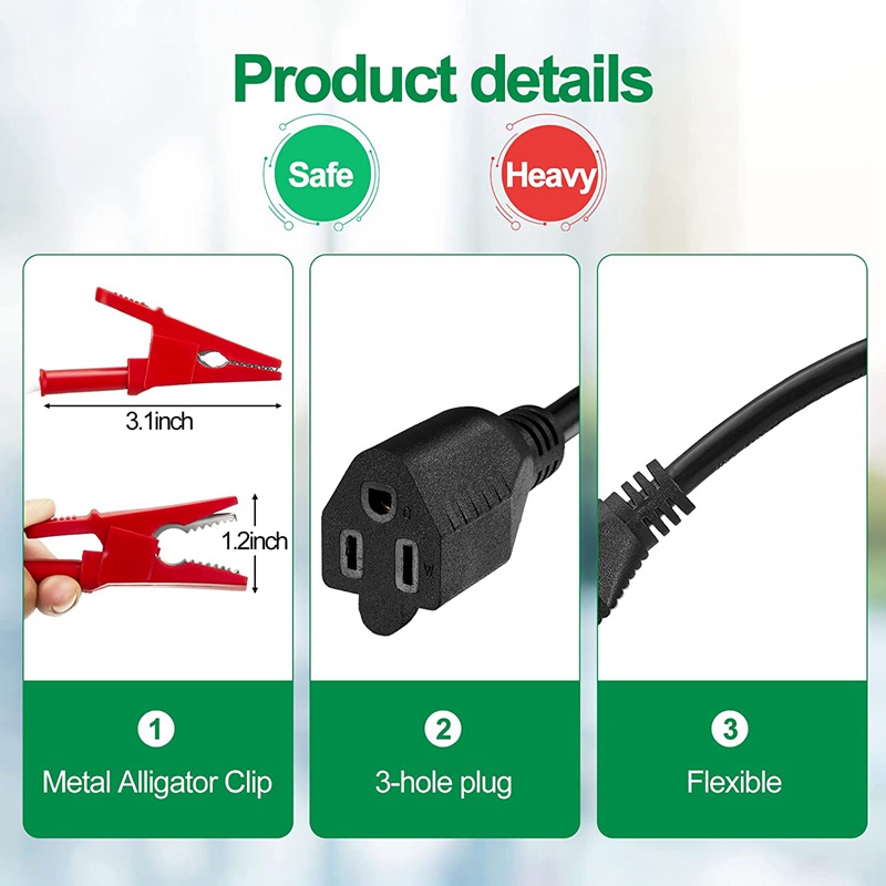 Set 2 Dây Cáp HVAC 69522 HVAC 0.5m Chuyên Dụng Chất Lượng Cao