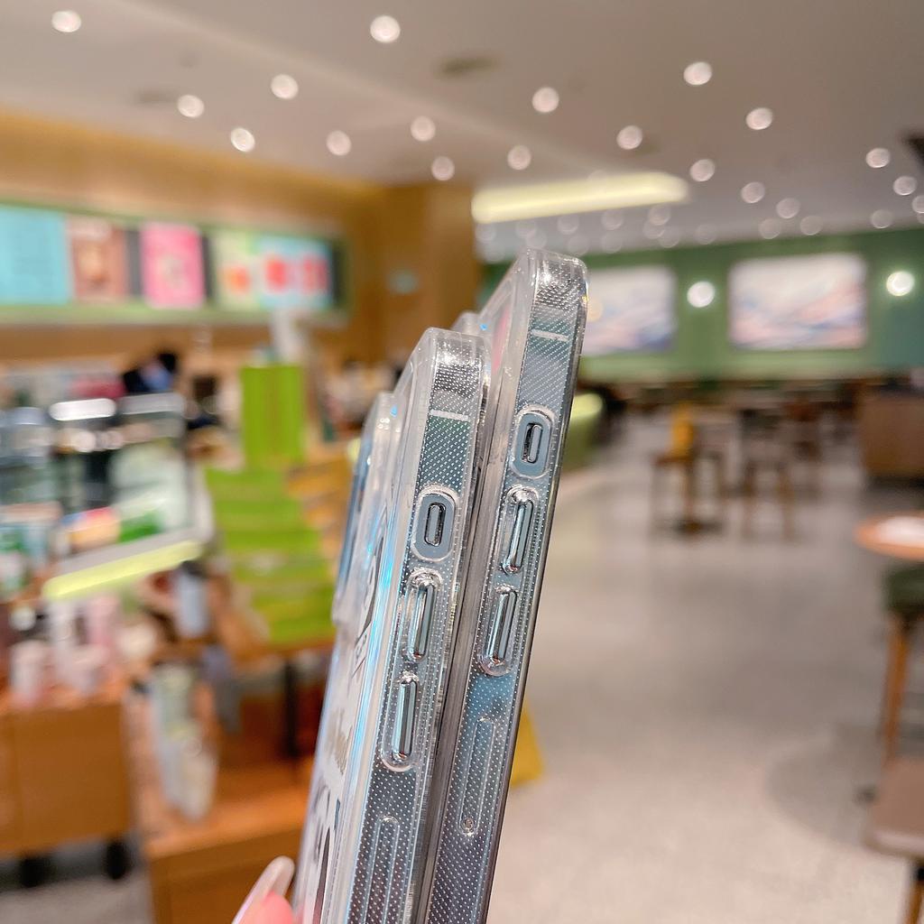 Ốp Điện Thoại Mềm Họa Tiết Gấu Trúc Hoạt Hình Cho iPhone 13promax 12 11 X XS Max 7 8 SE 2020