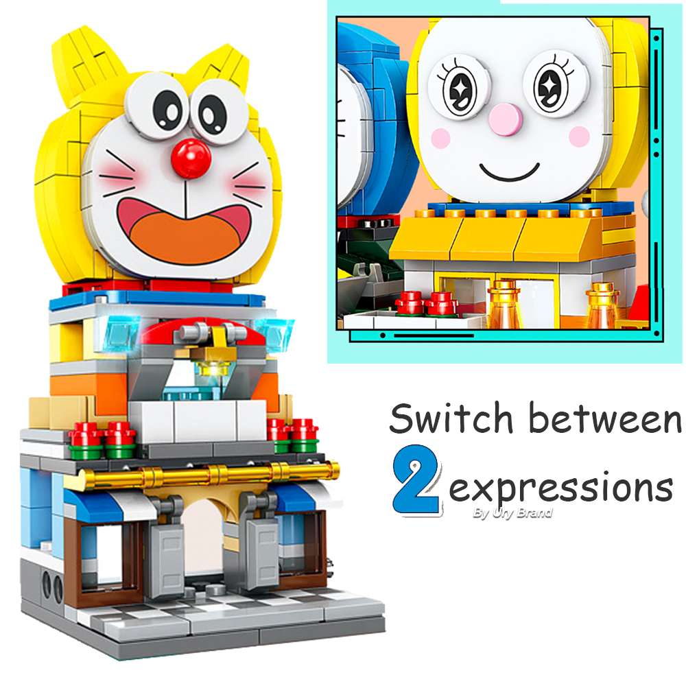 Bộ Đồ Chơi Lắp Ráp Lego Hình Doraemon Diy Dành Cho Trẻ Em