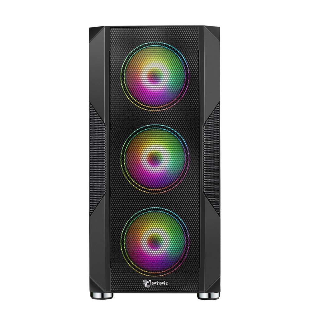 Vỏ Case JETEK SQUID Z4 (E-ATX Tower/Màu Đen)