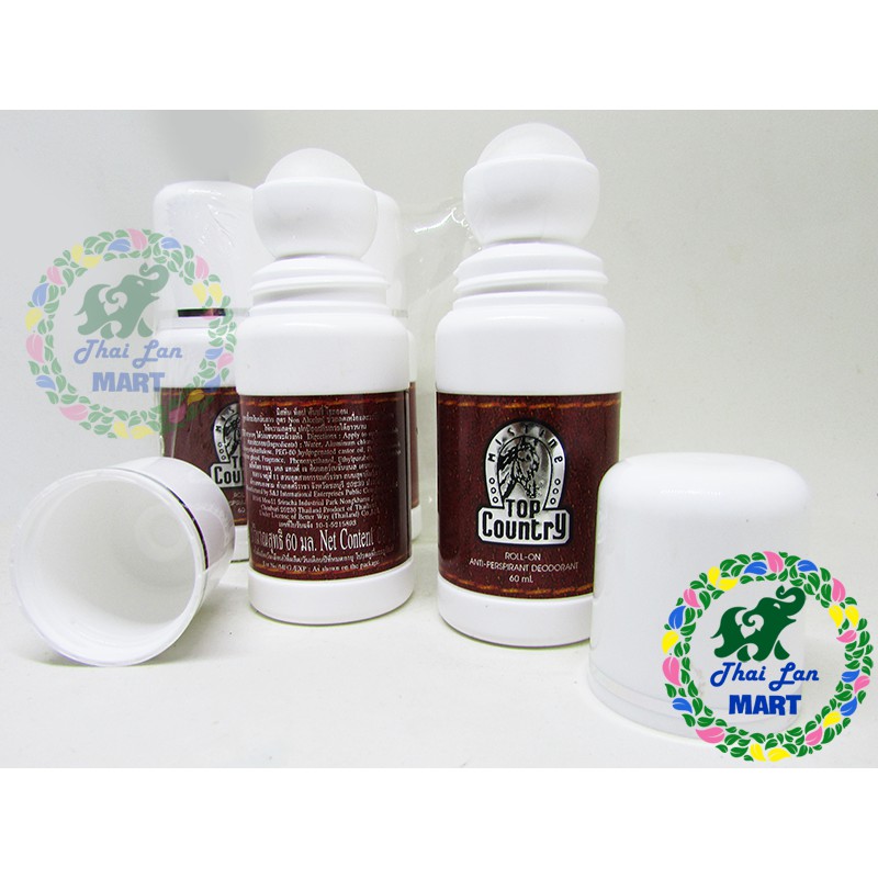 Chai lăn khử mùi top country chính hãng thái lan 60 ml