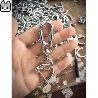 Metal Key Ring Holder Horseshoe Car Keychain Multi-function Keyring