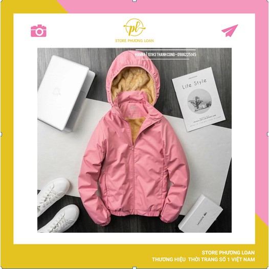 Áo Khoác Gió Lót Lông Cừu Ấm Áp - Áo Khoác Phao Dày Ấm Áp Hót Hít 2021