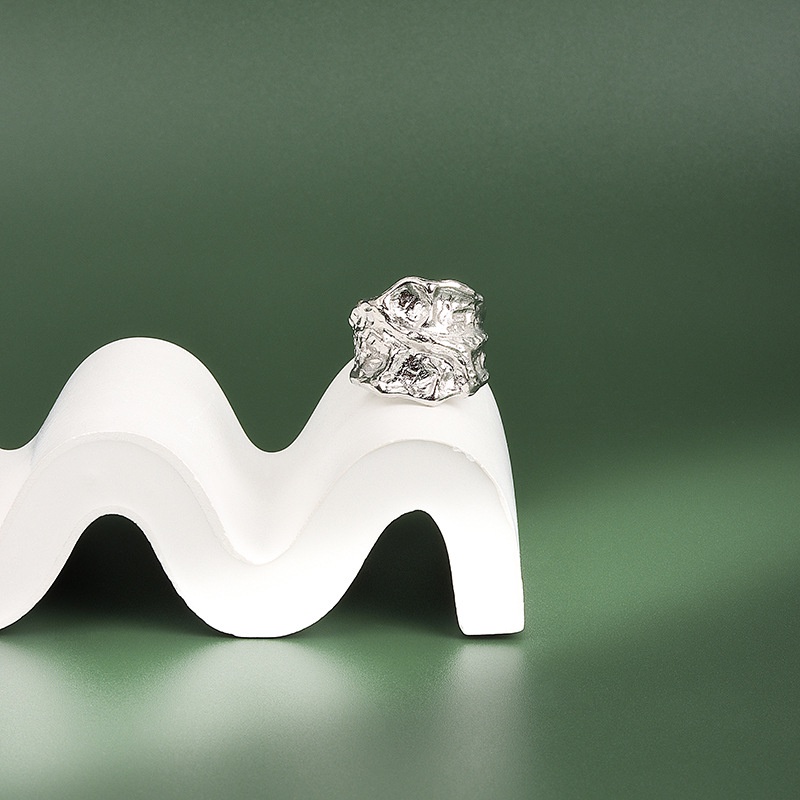 Nhẫn Màu Vàng / Bạc Phong Cách Gothic Punk Cổ Điển Có Thể Điều Chỉnh Kích Cỡ Cho Nữ