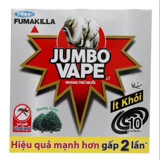 Nhang muỗi Jumbo Vape ít khói hương rừng