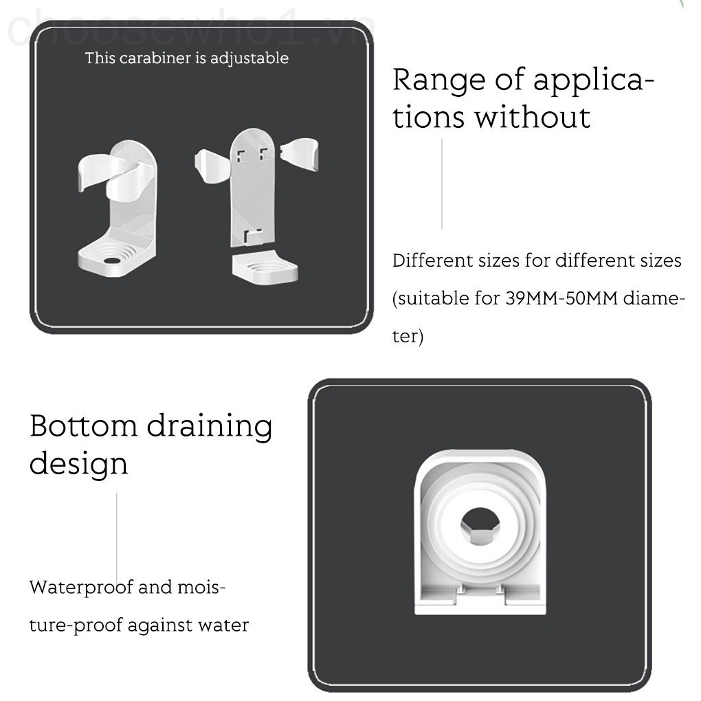 Giá đỡ máy cạo râu gắn tường chống thấm nước tiện dụng