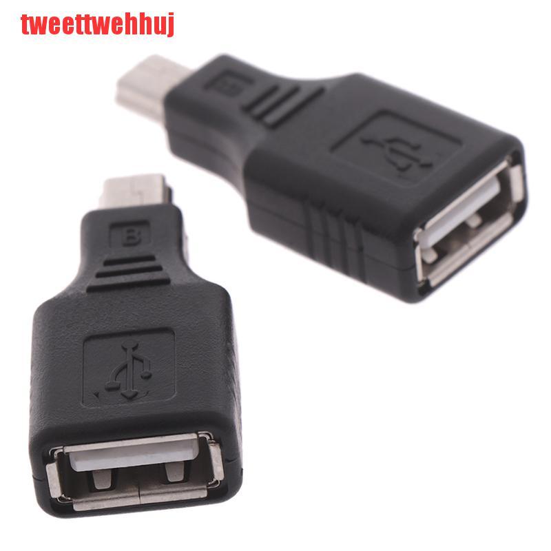 Đầu Kết Nối Chuyển Đổi Usb 2.0 Đầu Cái Sang Mini Usb Male Plug Otg