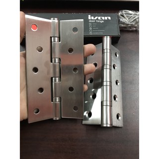 Bản lề inox ivan 1.25T dày 3mm (Cặp)