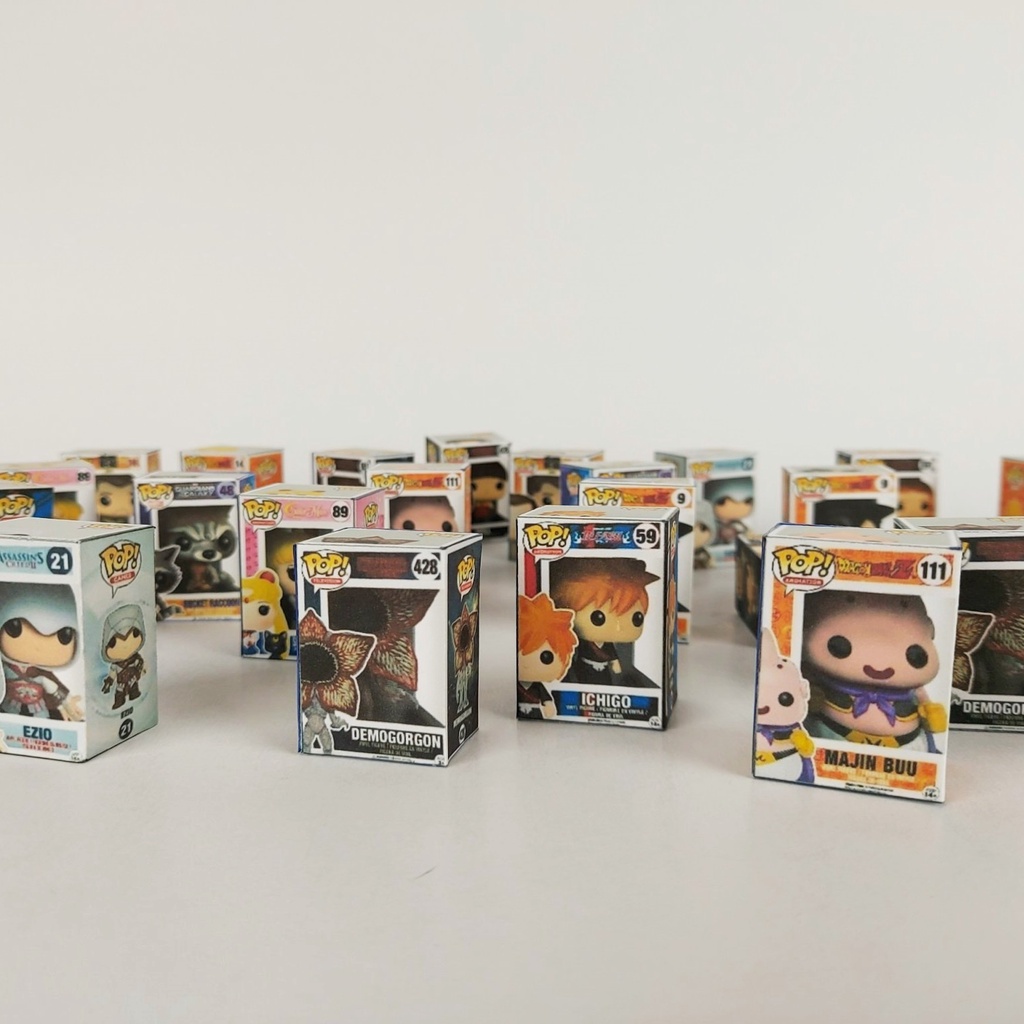 Hộp Funko Pop mini, phụ kiện figure (không kèm Fig bên trong)