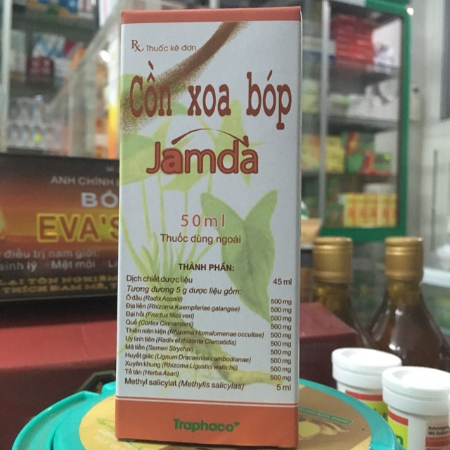 Cồn xoa bóp Jamda