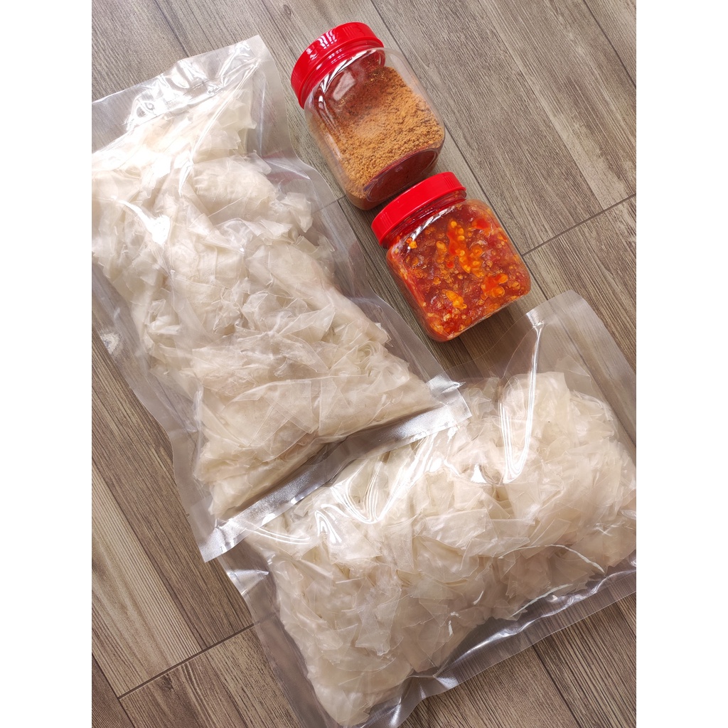 [1kg PSMN ớt rim] | Combo 1kg bánh tráng phơi sương + hủ ớt rim + hủ muối nhuyễn | Cay xé ruột gan cay thấu tâm can