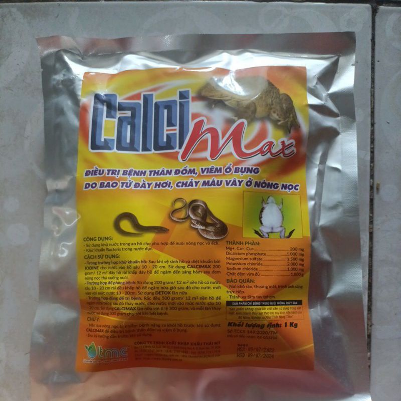 Calci max trị bệnh cho lươn