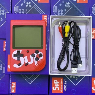 [Giảm giá] MÁY CHƠI GAME 4 NÚT CẦM TAY SUP GAME BOX 400 PLUS