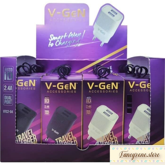 Củ Sạc V-Gen Vtc2-04 2.4a 2.4a V-Gen