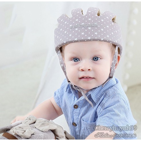 MŨ BẢO VỆ ĐẦU CHO BÉ TẬP ĐI, TẬP BÒ SONGZHILONG