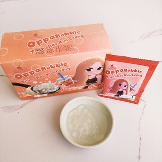 Trân Châu Đường Đen, Kim Cương, Cốt Dừa, Cà Phê Ăn liền Oppa Bubble OppaBubble hộp 350g
