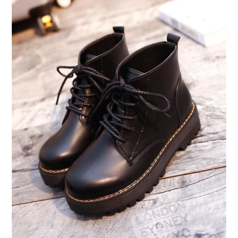 Giày oxford nữ cao cổ giày nữ học sinh giày ulzzang phong cách mới nhất