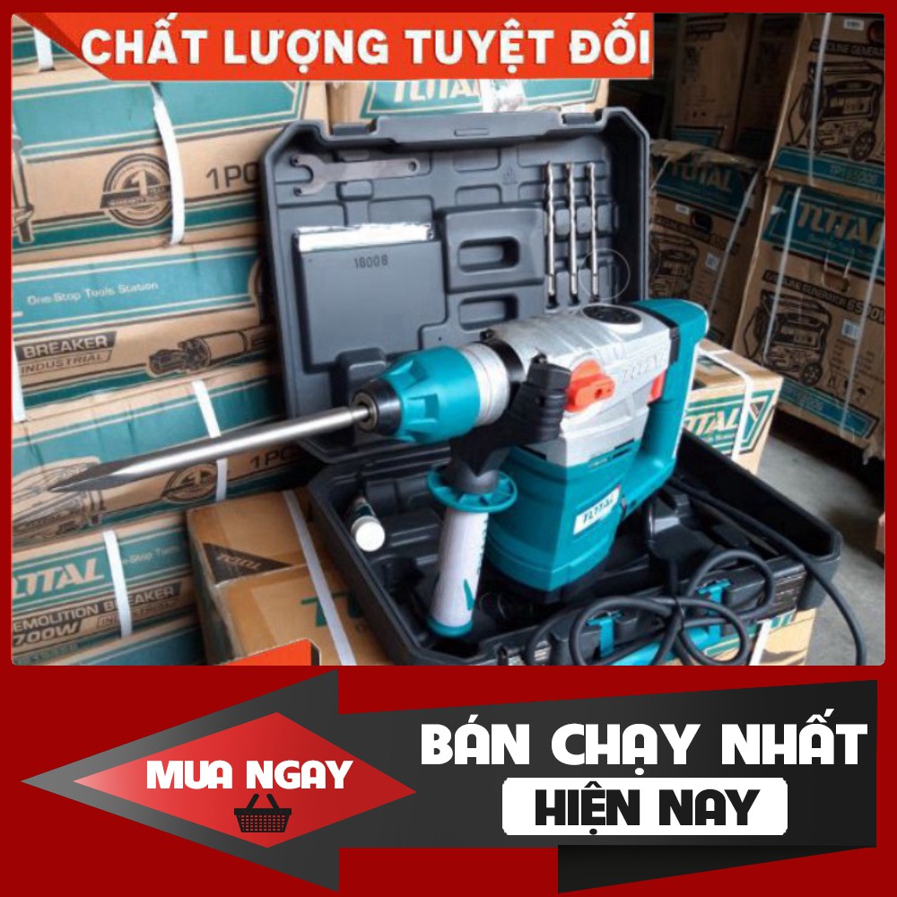 36mm Máy khoan đục bê tông 1800W TOTAL TH118366 [bảo hành chính hãng]