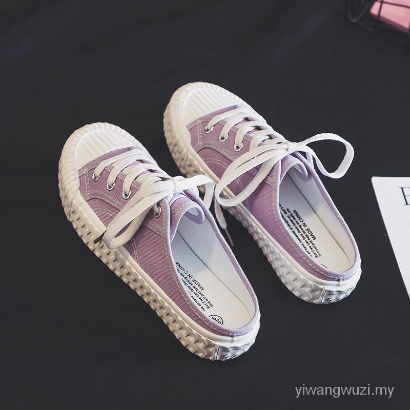 Giày Lười Vải Bạt Hở Gót Họa Tiết Hoa Cúc Phong Cách Hàn Quốc Thời Trang Mùa Hè Hàng Mới Dành Cho Bạn Nữ 2021