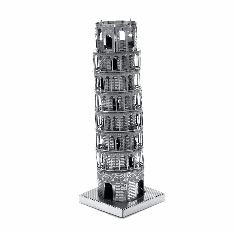 Đồ chơi lắp ghép mô hình 3D bằng thép tháp nghiêng Tower pisa 20 -DC2154(22)