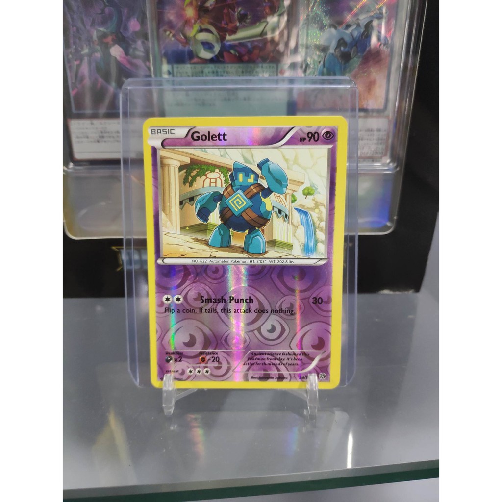 [ Dưa Hấu Yugioh ] Lá bài thẻ bài Pokemon Golett