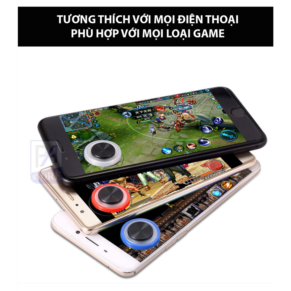 Nút Bấm Chơi Game Mobile PUBG, Liên Quân - Joystick Q8 Gold, Q8 Plus, Q8 Đế Bám Siêu Dính, Di Chuyển Mượt Mà