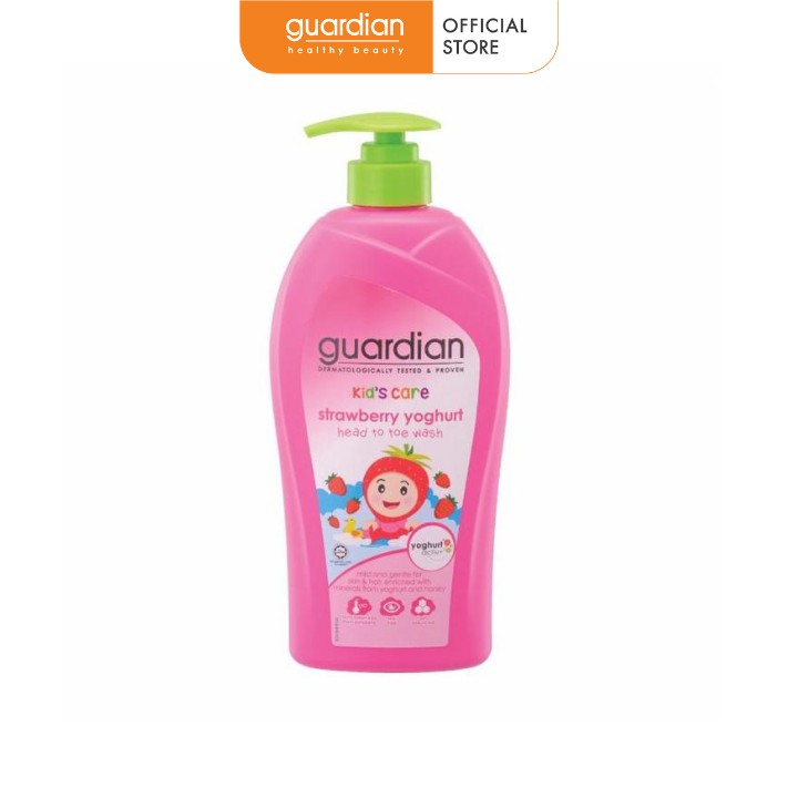 Sữa tắm gội cho bé hương dâu Guardian Strawberry Yoghurt 750ml