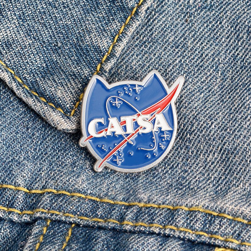 Pin cài áo huy hiệu mèo CATSA - GC355