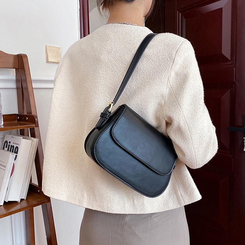 Túi đeo chéo màu sắc cổ điển dành cho nữ