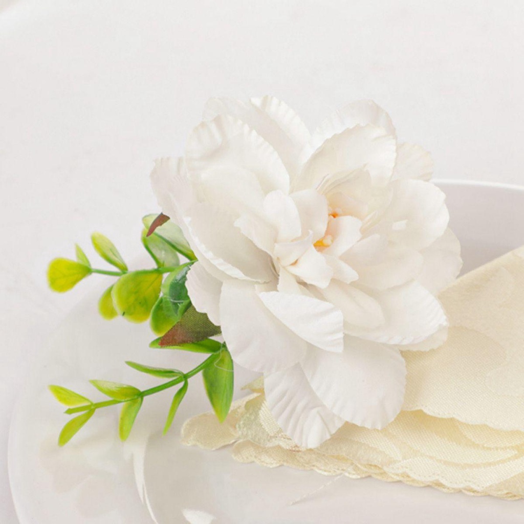 Vòng Khóa Khăn Ăn In Hoa Lá Nho Nhân Tạo Thanh Lịch Cho Khách Sạn / Nhà Bếp